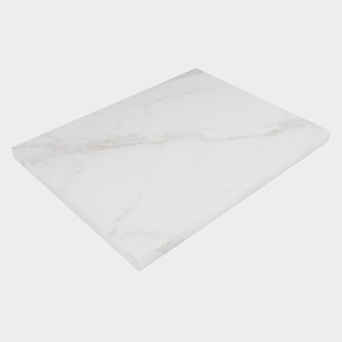 TOP 46 Carrara melamin Waschtischplatten 61cm. Blattdicke 3cm. Top passend für Abdeckplatte | Waschbecken.