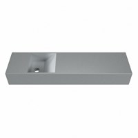 TYNE Plata Lavabo mural solid surface 90cm. Position lavabo Gauche.-2