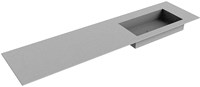 ZINK Plata Lavabo encastrado de solid surface 180cm. Posición del fregadero Derecho.