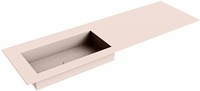 ZINK Rosee Lavabo encastrado de solid surface 150cm. Posición del fregadero Izquierda.