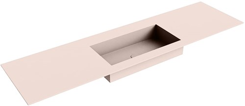 ZINK Rosee Lavabo encastrado de solid surface 171cm. Posición del fregadero Centro.