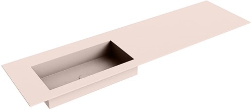 ZINK Rosee Lavabo encastrado de solid surface 170cm. Posición del fregadero Izquierda.