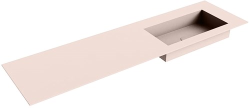 ZINK Rosee Inset / Built-in Basin solid surface 171cm. Position basin Right.