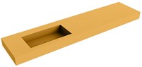 ZINK Ocher Wall-Hung Basin solid surface 200cm. Position basin Left rim 12cm.