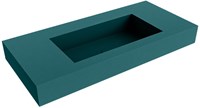ZINK Smag vrijhangende wastafel 101cm. Positie wasbak Midden rand 12cm. 