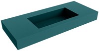 ZINK Smag Lavabo mural solid surface 110cm. Position lavabo Centrée rebord 12cm.