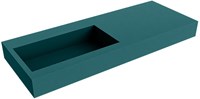 ZINK Smag Wall-Hung Basin solid surface 121cm. Position basin Left rim 12cm.