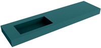 ZINK Smag Lavabo mural solid surface 181cm. Position lavabo Gauche rebord 12cm.