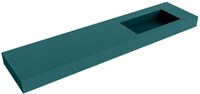 ZINK Smag Wall-Hung Basin solid surface 190cm. Position basin Right rim 12cm.